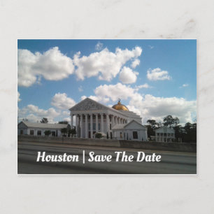 Houston  Enregistrer La Carte Postale Date Annonce