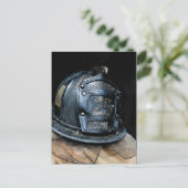 Houston Fire Fighter Briefkaart (Staand voorkant)