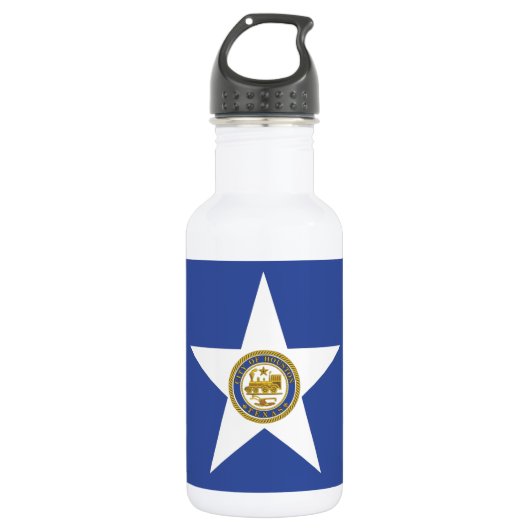 Houston Flag Liberty Bottle Waterfles (Voorkant)