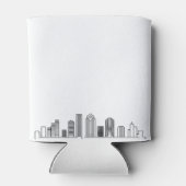 Houston gestileerde skyline | Bruiloft Koelbox Blikjeskoeler (Achterkant)