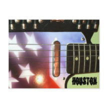 Houston Guitar Briefkaart