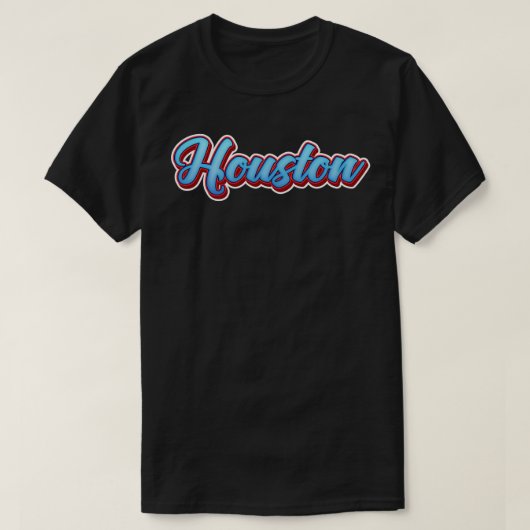 Houston heeft me 7 opgevoed t-shirt (Design voorkant)
