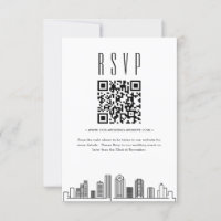 Houston Huwelijk QR code RSVP