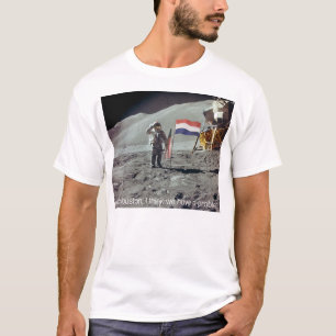 Houston, ik denk dat we een probleem hebben t-shirt