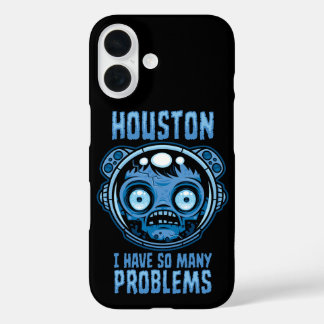 Houston ik heb zoveel problemen astronaut iPhone 16 hoesje