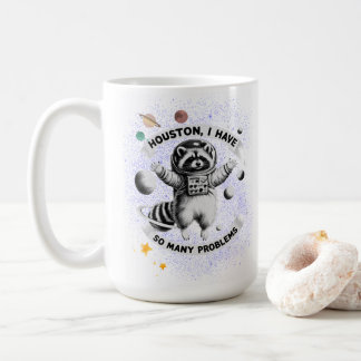 Houston, ik heb zoveel problemen koffiemok