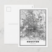 Houston Kaart (Voorkant / Achterkant)