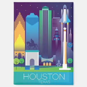 Houston koelkastmagneet magneet