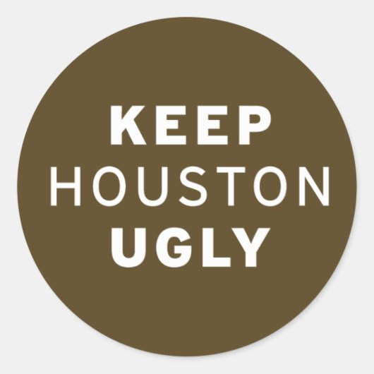 Houston Lelijke Sticker bewaren (Voorkant)