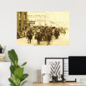 HOUSTON LIVESTOCK SHOW RODEO PARADE POSTER IMPRIME (Bureau à domicile)