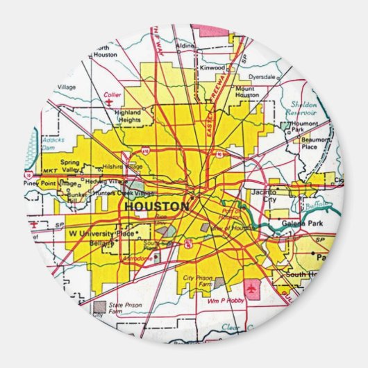 Houston Magneet (Voorkant)