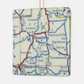 Houston MO  map Keramisch Ornament (Links)