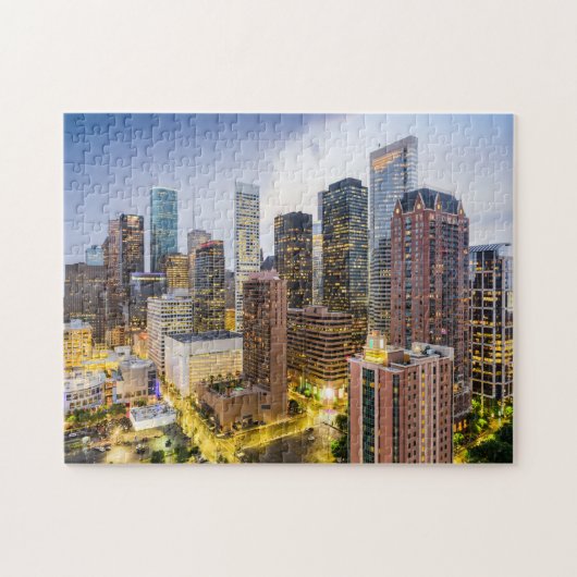 Houston Modernes Bâtiments Jigsaw Puzzle (Horizontal)