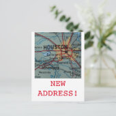 Houston New Address faire-part (Debout devant)