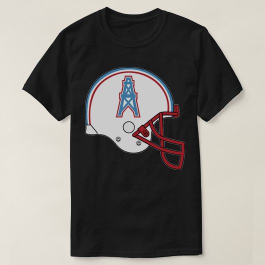 Houston Oilers Helmet Sticker Sticker Sticker T-shirt (Design voorkant)