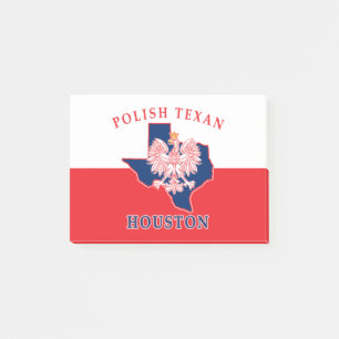 Houston Poland Texan Post-it® Notes