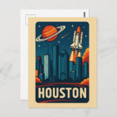 HOUSTON Postcard  Briefkaart (Voorkant / Achterkant)