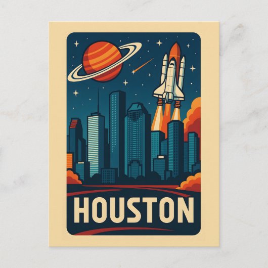 HOUSTON Postcard  Briefkaart (Voorkant)