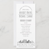Houston | Programme Moderne de Mariage Déco (Devant)