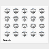 Houston Ronde Sticker (Vel)