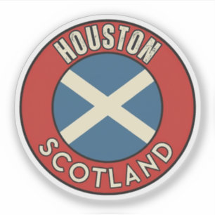 Houston, Schotland Sticker