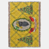Houston Scottie Dog Kerstmis Blanket Deken (Voorkant Verticaal)