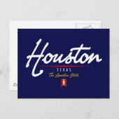Houston Script Briefkaart (Voorkant / Achterkant)