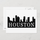 Houston Skyline Briefkaart (Voorkant / Achterkant)