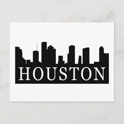 Houston Skyline Briefkaart (Voorkant)