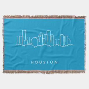 Houston Skyline Deken