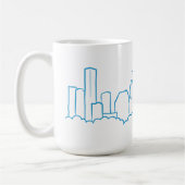 Houston Skyline Koffiemok (Links)