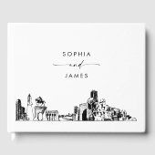 Houston Skyline Mariage Livre d'or (Recto)