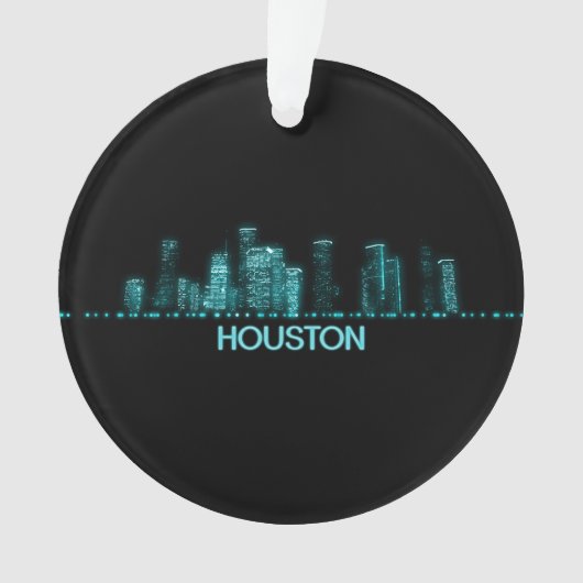 Houston Skyline Ornament (voorkant)