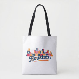 Houston Skyline Patchwork Draagtas