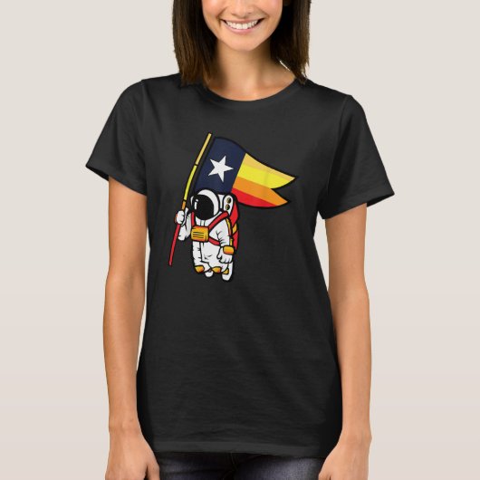 Houston Space City Astronaut T-shirt (Voorkant)