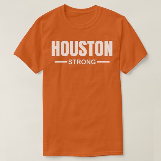 Houston Sterke Community Strength Prayer Support T-shirt (Design voorkant)