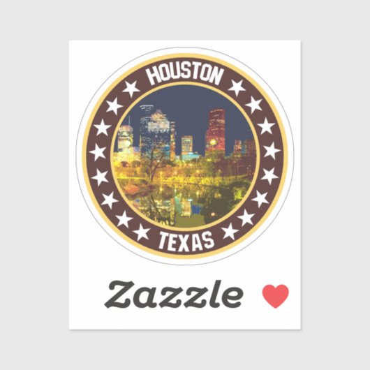 Houston Sticker (Vel)