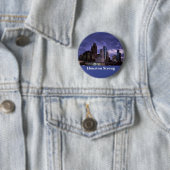 Houston Strong Downtown Skyline Button (In situ)