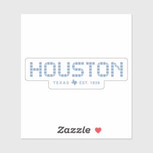 Houston Tegel, Blue Tegel, Houston Sticker