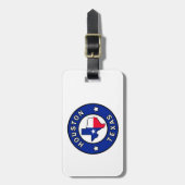 Houston Texas Bagagelabel (Voorkant verticaal)