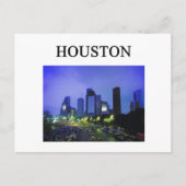 HOUSTON texas Briefkaart (Voorkant)