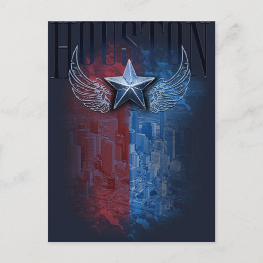 Houston, Texas briefkaart (Voorkant)