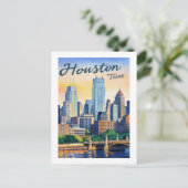 Houston Texas Briefkaart (Staand voorkant)