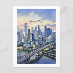 Houston Texas Briefkaart