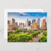 Houston Texas Briefkaart (Voorkant / Achterkant)