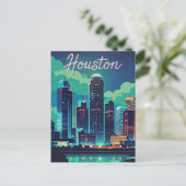 Houston Texas Briefkaart (Staand voorkant)