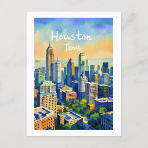 Houston Texas Briefkaart