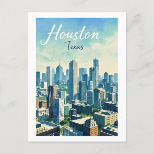 Houston Texas Briefkaart