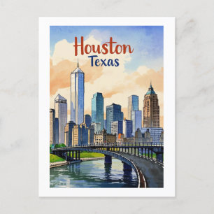Houston Texas Briefkaart