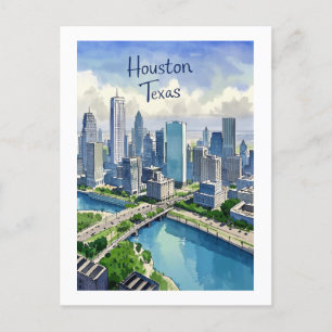 Houston Texas Briefkaart